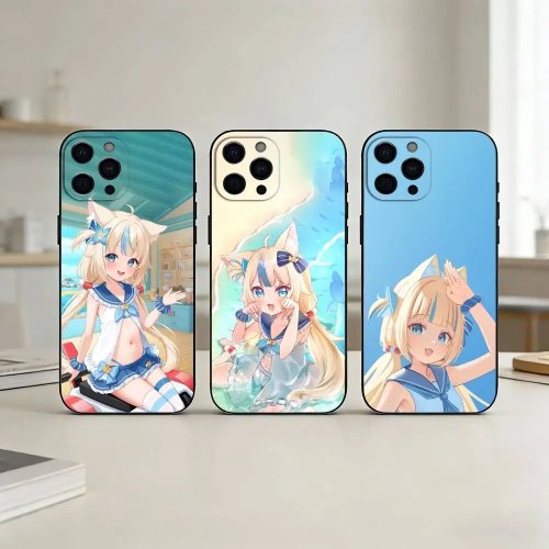 Silicone Soft Phone Case for iPhone 17/16/15/14/13/12/11/SE/Plus/Pro Max - Black