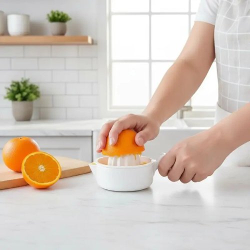 Presse-agrumes manuel, double couche, facile à démonter, parfait pour un usage quotidien (oranges et citrons)