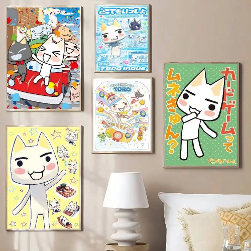 Affiche de film Totoro, Art mural HD, Décor de maison nordique pour bureau
