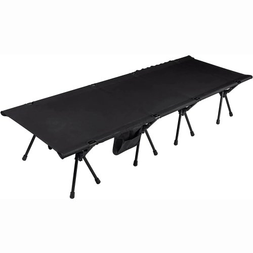 Ultralicht opvouwbaar campingbed met katoenen matras – Draagbaar slaapbed voor kamperen, vissen en reizen