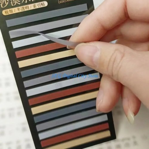 Segnalibri adesivi colorati per libri e quaderni, Indici traslucidi, Set da 300