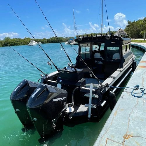 18ft Aluminum Fishing Boat with Motor and Trailer for Commercial Deep Sea Ocean Fishing