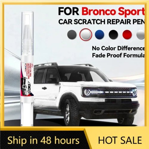 Kit para reparar rayones de pintura para Ford Bronco Sport - Pintura de retoque para auto, varios colores (Azul, Blanco, Plata, Rojo, Bronce anaranjado)