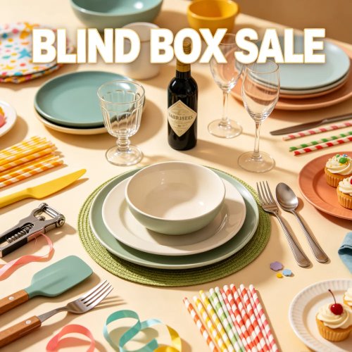 Graceful Ceramic Dinner Set Mystery Box With Smooth Polished Finish for Modern Dining Room