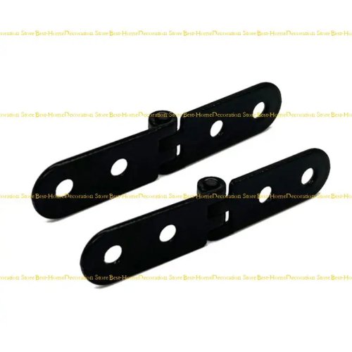 Charnières de porte en acier pour boîtes de rangement et maquettes, lot de 2 - pour bricolage et réparation de meubles
