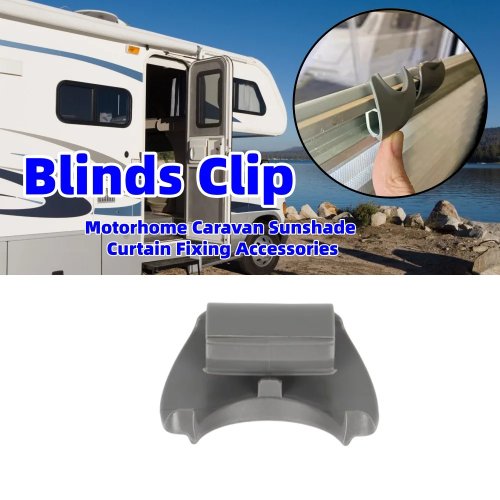 1 pièce Clip pour store plissé fenêtre camping-car – Accessoire de fixation pour rideau et pare-soleil pour Horrex Duo