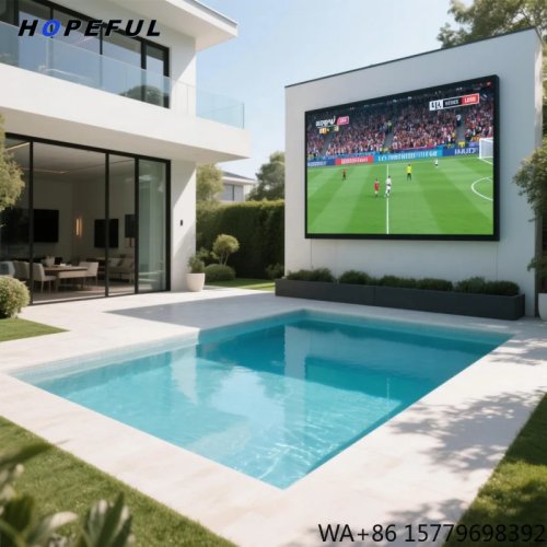 TV LED ngoài trời cho hồ bơi, tất cả trong một cho gia đình