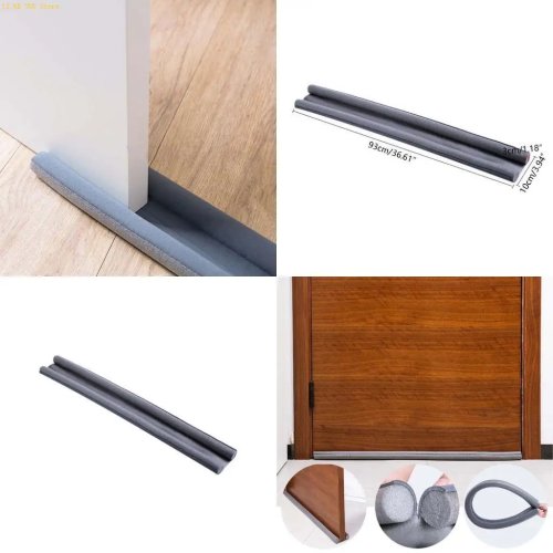Strip Perapat Bawah Pintu Fleksibel Kedap Suara, Tahan Debu, dan Penahan Pintu