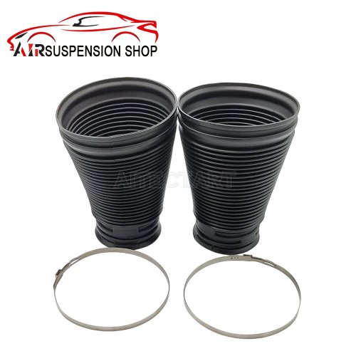 4 cái Bọc chống bụi cho giảm xóc treo khí nén trước kèm vòng cho Mercedes W222 S-Class (A2223208113, A2223204913, A2223202100)