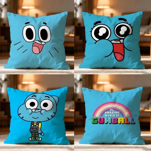 Funda de cojín de Gumball – suave y lavable para sofá, cama, viaje y oficina