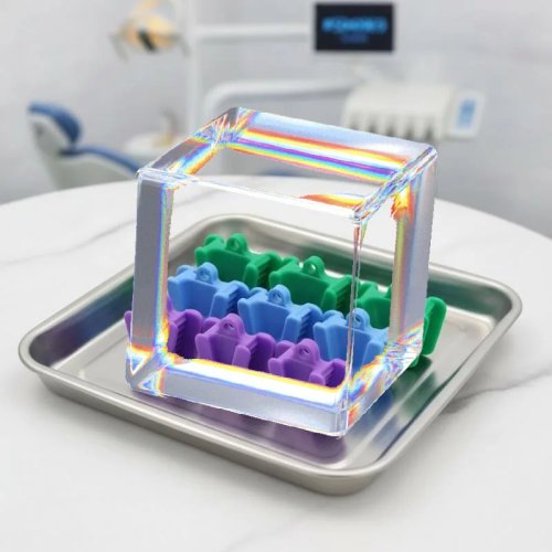Bộ Mở Khớp Cắn Nha Khoa 3 Chiếc Đệm Khớp Cắn và Kẹp Mở Má Thoải Mái Cho Chăm Sóc Răng Miệng