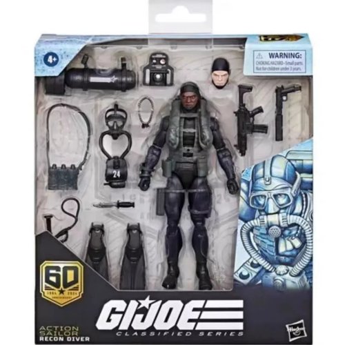 Hasbro GI Joe Classified Series 60-jarig jubileum actiefiguur Sailor Recon Diver