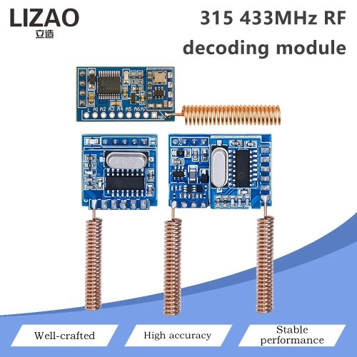 Modulo ricevitore RF 315MHz 433MHz wireless decodifica uscita a 4 canali per interruttore telecomando