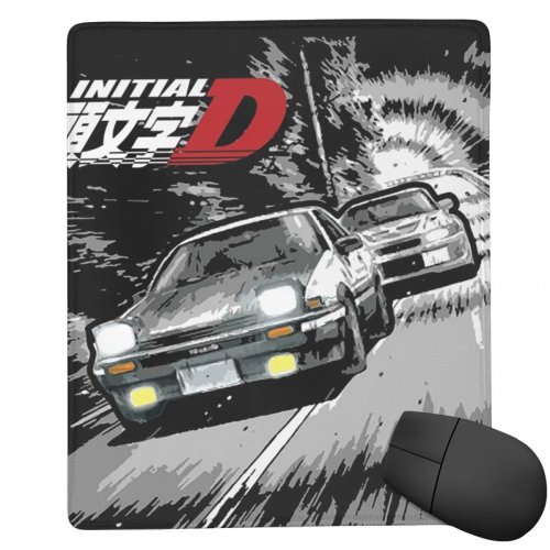 Chuột lót Initial D Mountain Drift Racing AE86, 22x18 cm, Tấm lót chuột gaming cho PC và laptop