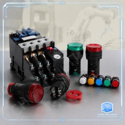 22mm LED表示灯 24V/220V/380V 赤・緑・黄・青・白 工業用パイロットランプ