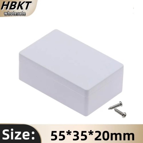 กล่องพลาสติกอเนกประสงค์สำหรับโปรเจกต์ 55x35x20 มม. สำหรับโมดูลอิเล็กทรอนิกส์และสวิตช์