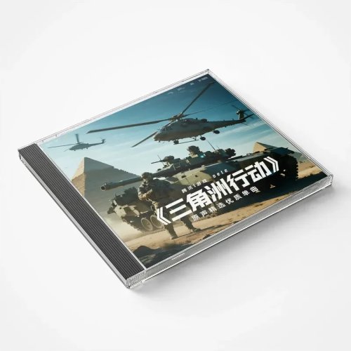 CD de música de alta qualidade sem perdas para o jogo Delta Action - banda sonora original