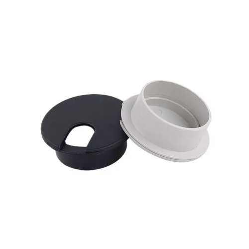 2 Pack 35mm Desk Cable Hole Covers Grommet for Computer Desk Wire Management