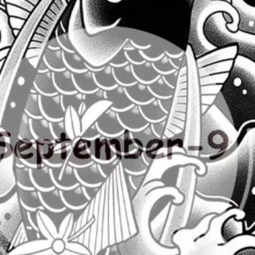 Stiker Tato Ikan Koi 3D Semi-Permanen Tahan Lama Anti Air untuk Seni Tubuh
