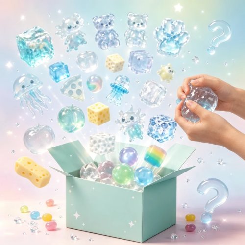 Scatola Sorpresa Misteriosa Mini Squishy Mochi Zampa di Gatto – Giocattolo Sensoriale Antistress per Teenager