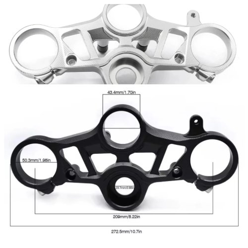 Górny Zacisk CNC (Triple Tree) do Motocykla Yamaha YZF-R7 2021 2022 2023