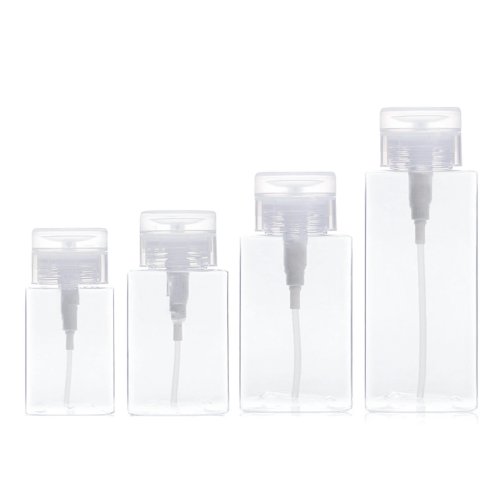 Flacon pompe 300ml PETG pour démaquillant, emballage cosmétique professionnel