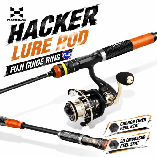 HASIDA Hacker 2026 スライディングフロート ルアーロッド フルセット – 富士大ガイド45mm 軽量 高強度 ロングキャスト ショアアングリング