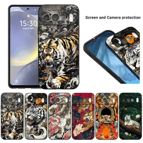 Чохол Ukiyo E Tiger для Google Pixel 6/6a/7/7a/8/8a/9/9a/10/10a/11/11 Pro/11 Pro XL