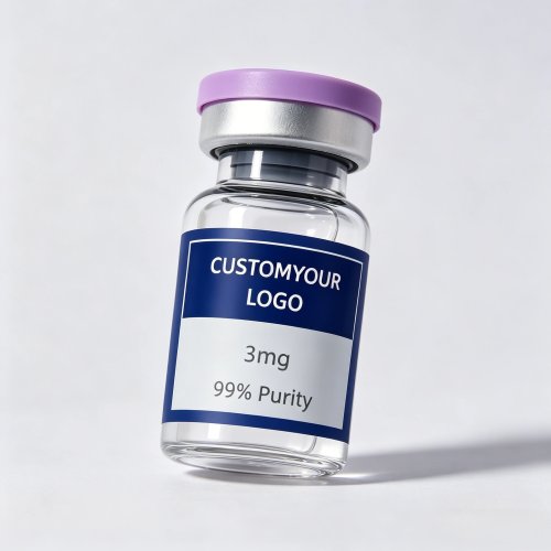 Etiquetas adhesivas personalizadas para frascos de péptidos de 3 ml y 10 ml con caja