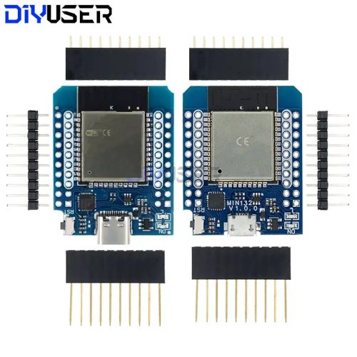 Carte de développement Wemos Mini D1 ESP8266 ESP32 ESP-32S WiFi Bluetooth CP2104 Module avec broches
