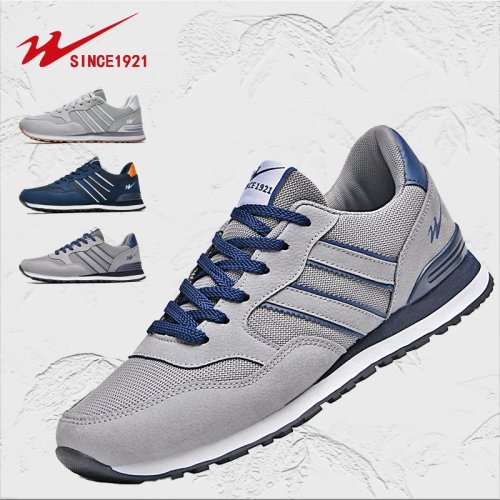 Chaussures de course rétro pour homme, mesh respirant, sneakers décontractées, vintage, légères pour la marche