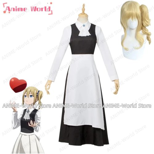 Disfraz de cosplay de Hayasaka Ai de Kaguya-sama: Love is War con peluca, talla personalizada, para Halloween Navidad Carnaval