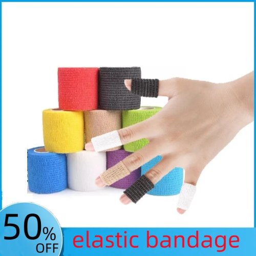 Venda elástica autoadhesiva color piel para deporte