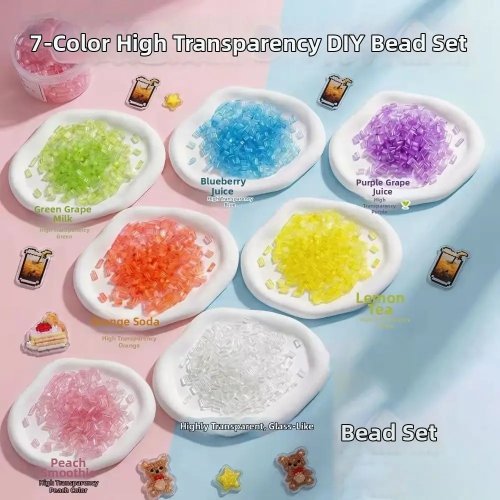 Perline trasparenti 2.6mm - DIY Fai da te, Perline fondenti, Regalo