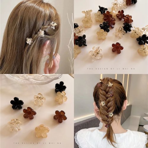 Set da 10 Miniclip a Granchio Stile Coreano, Eleganti Fermagli per Chignon