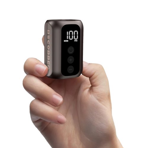 BSCOBBER A5mini 휴대용 자전거 타이어 에어펌프, 무선 충전식, 100PSI 고압