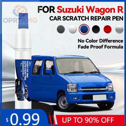Stylo de Retouche de Peinture Auto pour Suzuki Wagon R - Efface Rayures - Bleu 048 R - Accessoire Auto