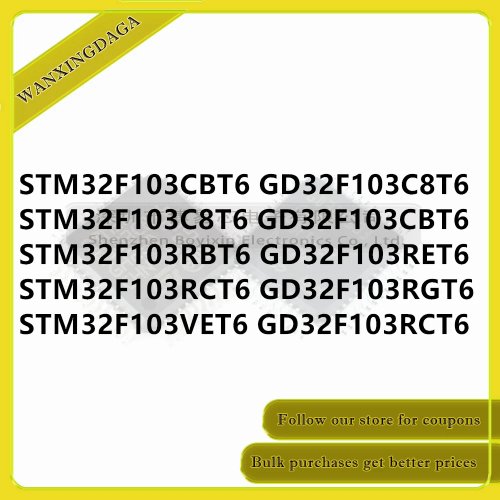 STM32F103C6T6A STM32F103C8T6 CBT6 RCT6 RBT6 VCT6 VET6 ZET6 GD32F103R8T6 BT6 CT6 ET6 VBT6 VCT6 마이크로컨트롤러, 플라스틱 케이스