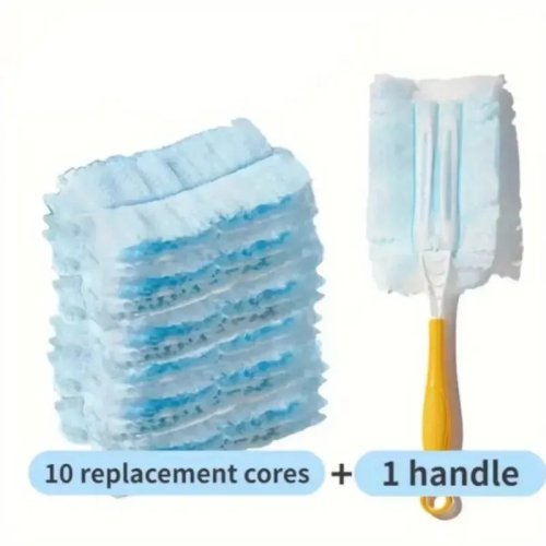 10 Ricariche per Piumino Monouso Compatibili con Swiffer