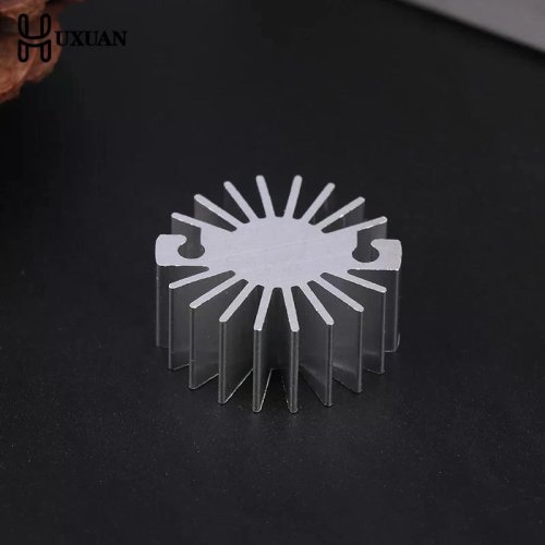 Disipador de calor de aluminio de 23x10mm para LED o chip único, radiador de 1W para lámpara de hogar, reemplazo