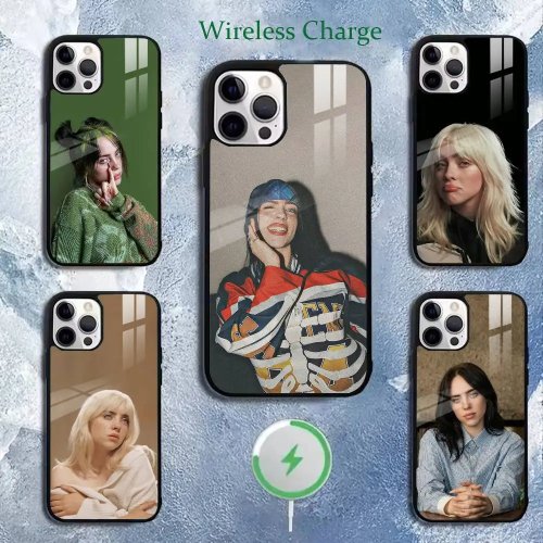 Funda para iPhone Billie Eilish Album para iPhone 17,16,15,14,13,12,11 Plus/Pro/Max con carga inalámbrica magnética