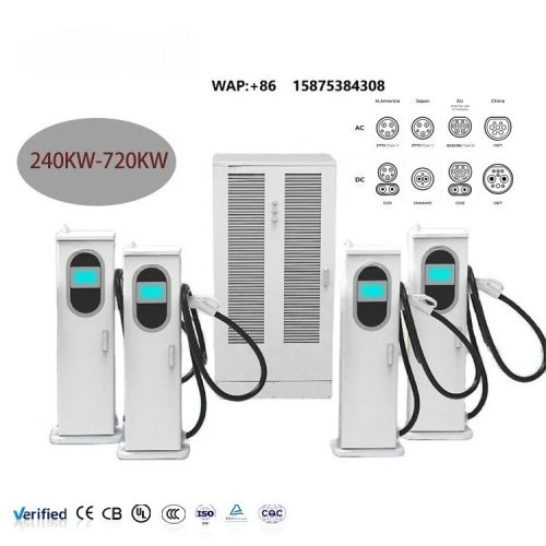 Stasiun Pengisian EV AMPPAL 240kW-720kW, Pengisi Daya Cepat Komersial untuk Mobil Listrik, Dual Gun GBT/CCS2