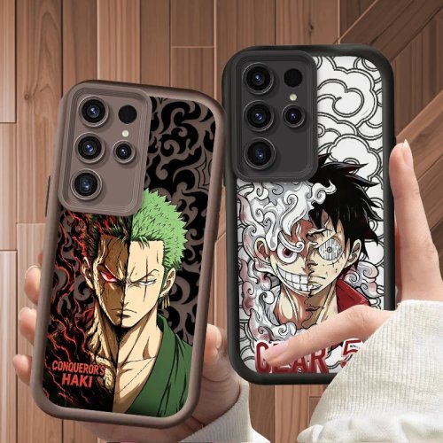 One Piece Gear 5 Luffy Zoro Anime Handyhülle für Samsung Galaxy S26 S25 Edge S24 S23 Ultra S22 Plus S21 FE A07 A17 4G A37 A57 5G