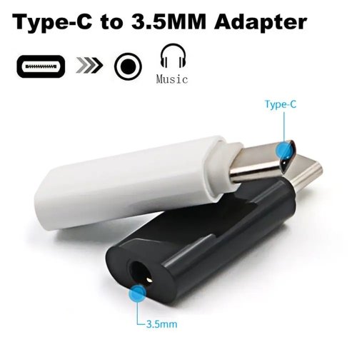 Adaptateur audio USB-C vers 3,5 mm, convertisseur jack pour écouteurs Type C mâle vers femelle pour Huawei Samsung Xiaomi
