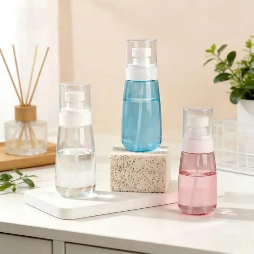 여행용 분무병 30/60/100ml, 미니 리필 가능한 미스트 노즐 분무기, 머리, 얼굴, 물, 알코올, 식물용