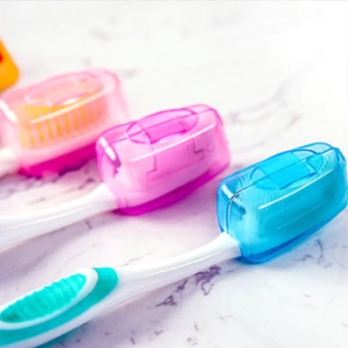Set van 5 Draagbare Tandenborstelhoezen voor Reizen, Kamperen en Wandelen, Beschermend en Hygiënisch
