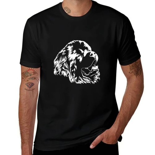 T-shirt Desportivo de Cão Terra Nova Manga Curta