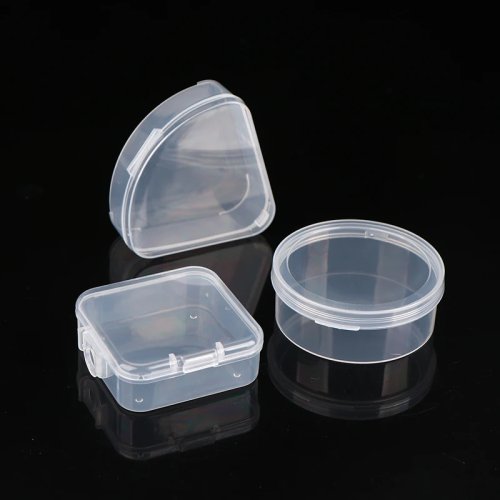 Clear Plastic Makeup Sponge Holder – Travel Cosmetic Storage Case for Triangle, Round, Square Puffs