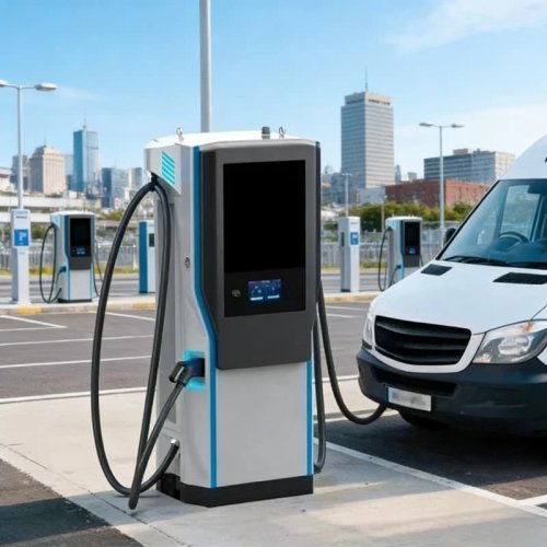 สถานีชาร์จเร็วด่วน DC แบบพกพาสำหรับรถยนต์ไฟฟ้าพร้อมแบตเตอรี่, 50A CCS1, ใช้งานเชิงพาณิชย์และกลางแจ้ง, ปรับแต่งได้