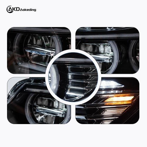 مصباح أمامي ستايل لسيارة بي إم دبليو E90 2005-2012 320i 318i 323i الفئة الثالثة LED DRL HID زينون ثنائي إكسسوارات